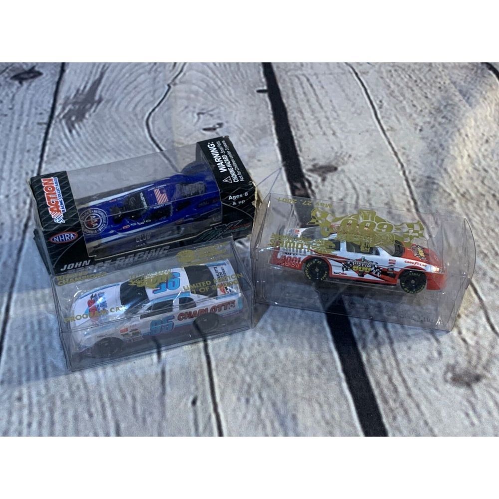 NHRA‎ Ford Mustang Team Caliber Chevrolet NASCAR 1:64 Diecast Car - Lot of 3